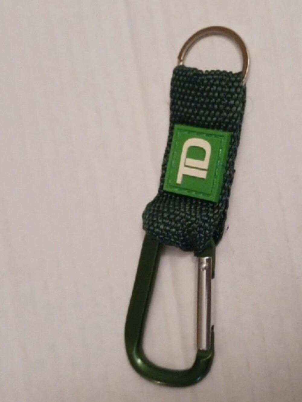 $4 Add-On TD Green Carabiner Keychain